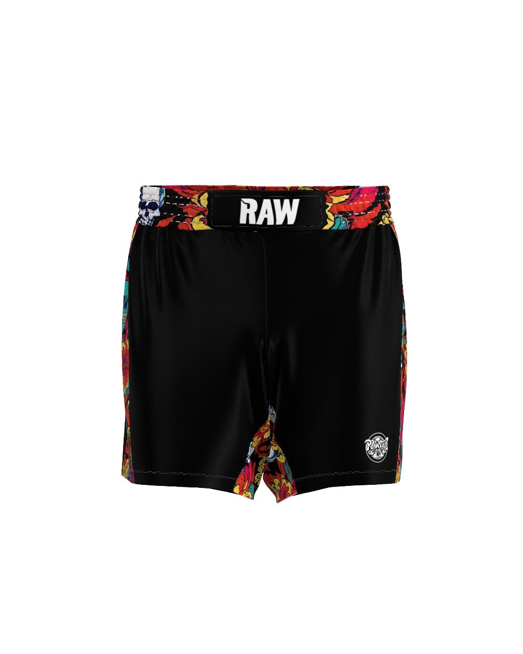 SKULLTRIP BLACK Premium Matching Set - RASH GUARD + GRAPPLING SHORTS
