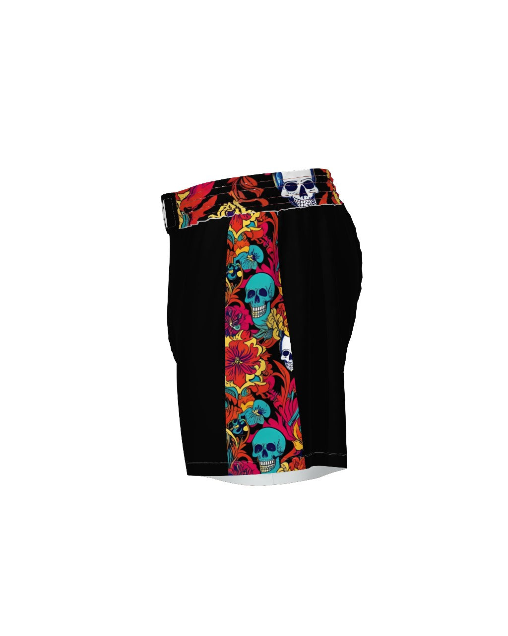 SKULLTRIP BLACK Premium Matching Set - RASH GUARD + GRAPPLING SHORTS